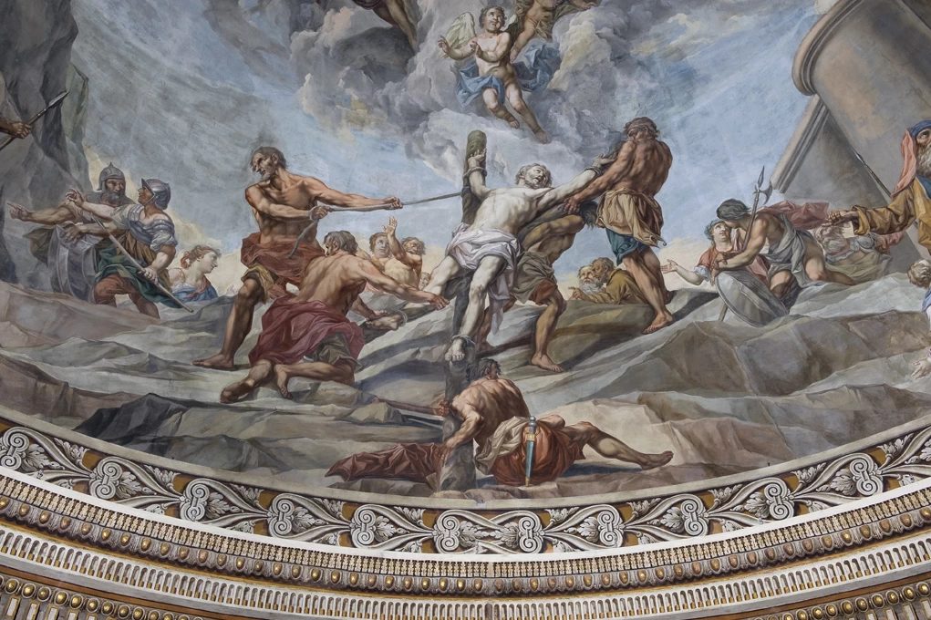 Martirio di sant'Andrea - Basilica di Sant’Andrea, Mantova